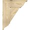 Ekena Millwork Traditional Traditional Rough Sawn Bracket w/ Offset Brace, Douglas Fir, 8"W x 20"D x 24"H BKT0806X20X24TRA01RDF - alternate 4